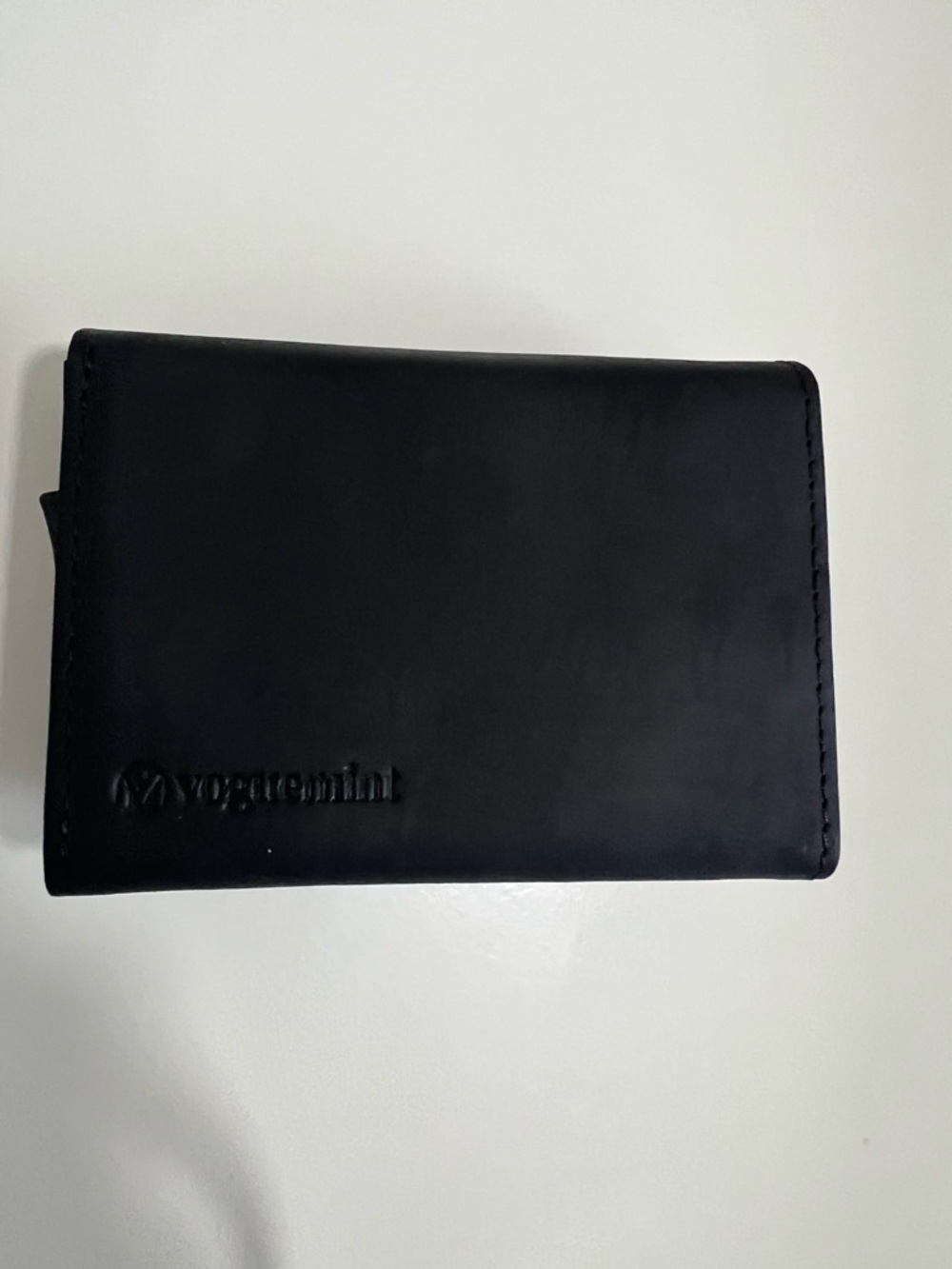[Voguemint] Black Leather Card Holder